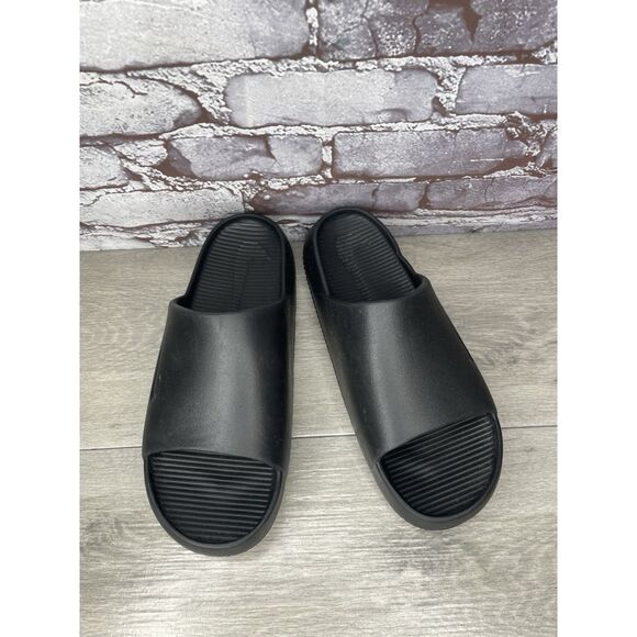 Nike Calm Slides Black Rubber Sandals Men’s Sz 10M US/43EU Women 11US FD4116-001 - Picture 13 of 16
